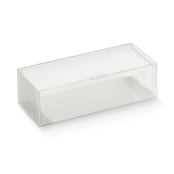 Durchsichtige Pralinenschachtel transparent (150x60x40 mm)